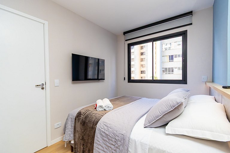 Apto de 2q, c/ vaga em prédio com Piscina -IBI0407