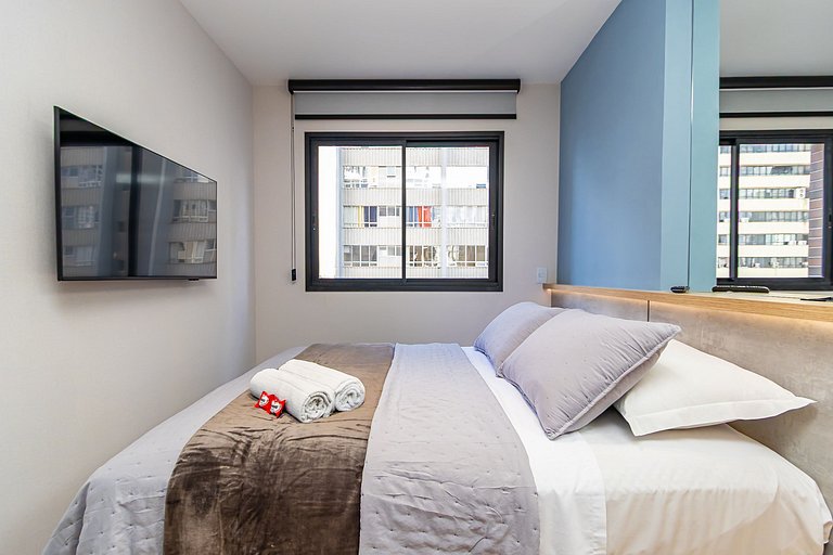 Apto de 2q, c/ vaga em prédio com Piscina -IBI0407