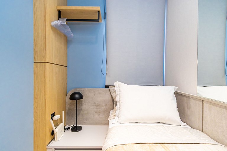 Apto de 2q, c/ vaga em prédio com Piscina -IBI0407