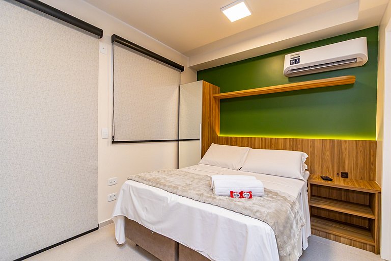 Studio c/ vaga em prédio com piscina - IBI0802