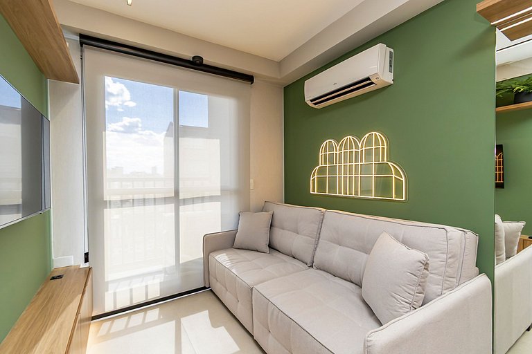 Ap Premium de 2q em prédio c/ piscina - IBI2009