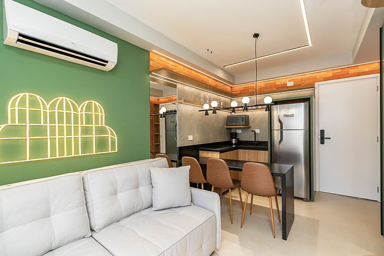 Ap Premium de 2q em prédio c/ piscina - IBI2009