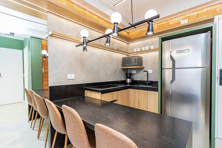 Ap Premium de 2q em prédio c/ piscina - IBI2009