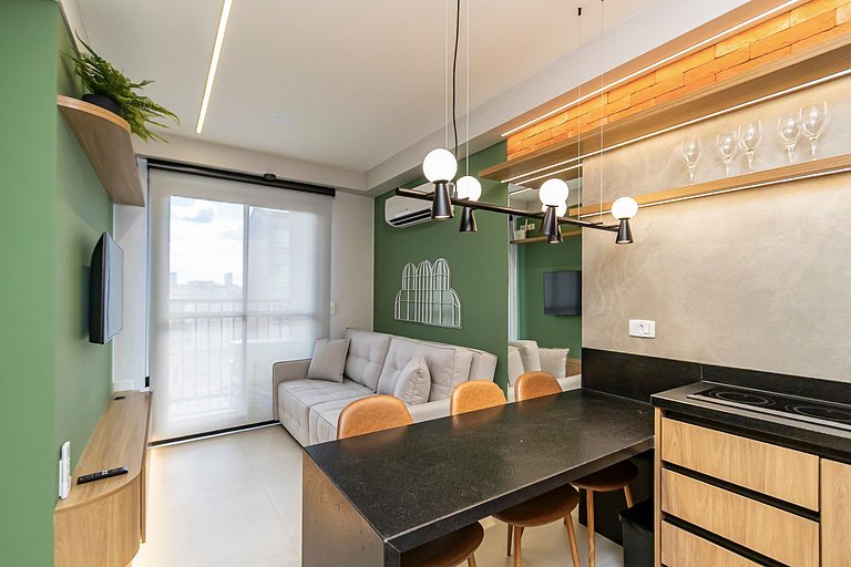 Ap Premium de 2q em prédio c/ piscina - IBI2009