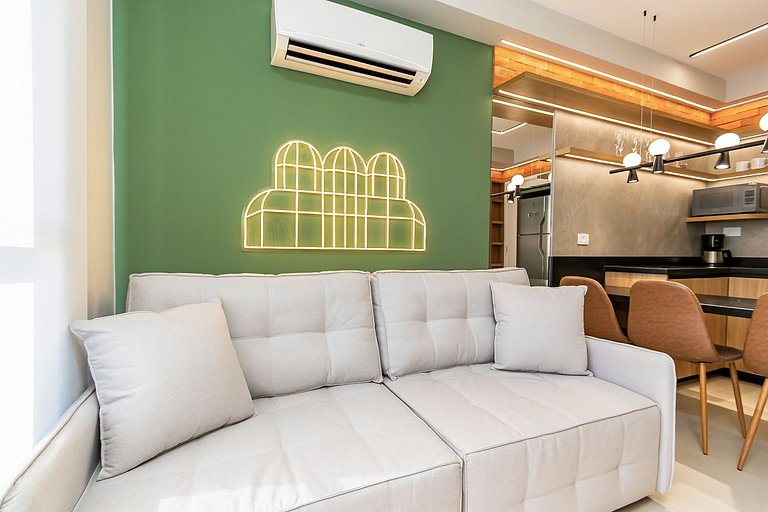 Ap Premium de 2q em prédio c/ piscina - IBI2009