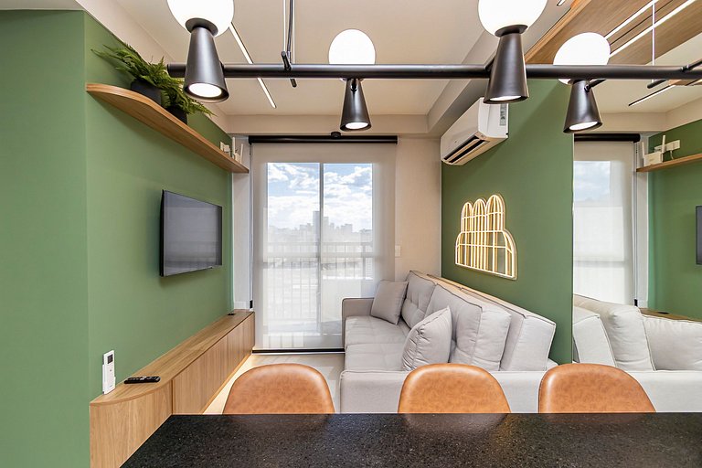 Ap Premium de 2q em prédio c/ piscina - IBI2009