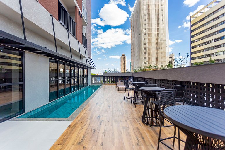 Ap 2q Premium em andar alto, c/ piscina - IBI2509