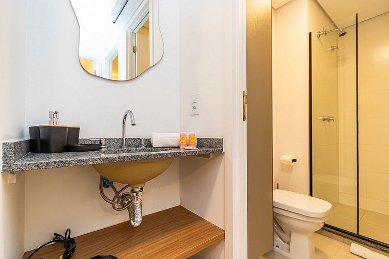 Apto de 2q super iluminado e ensolarado - CNA0309