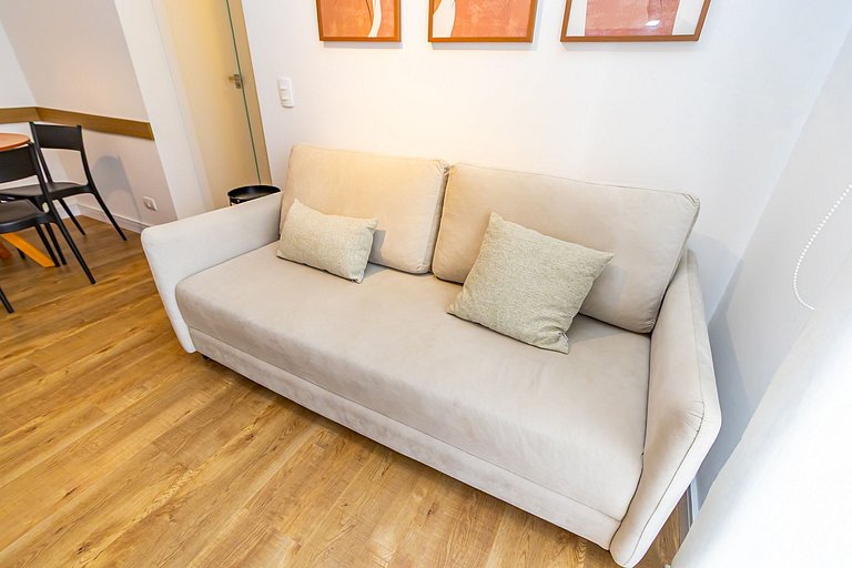 Apartamento de 2q c/ vaga em região nobre -SOU401A