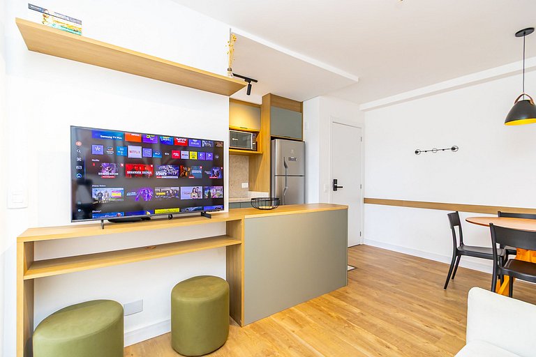 Apartamento de 2q c/ vaga em região nobre -SOU401A