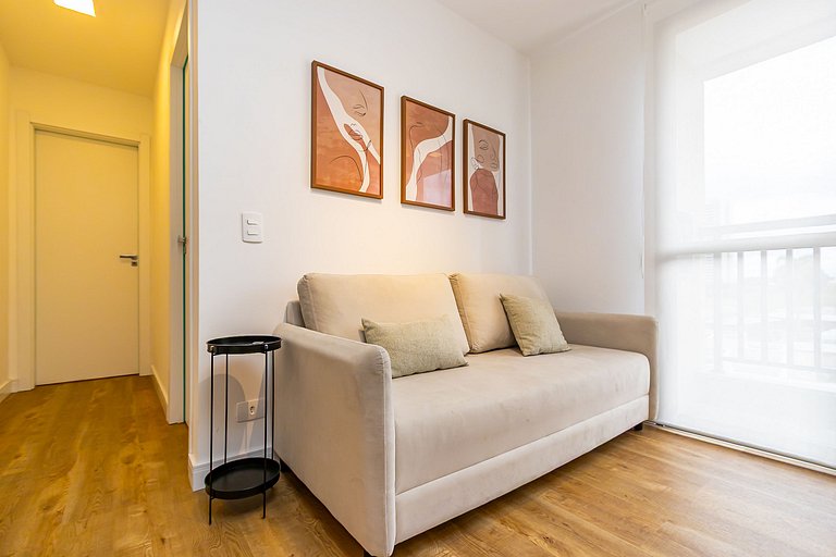 Apartamento de 2q c/ vaga em região nobre -SOU401A