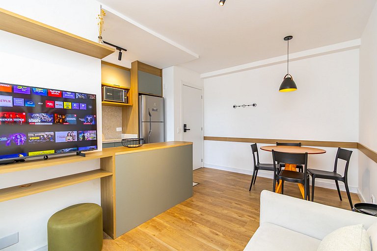 Apartamento de 2q c/ vaga em região nobre -SOU401A