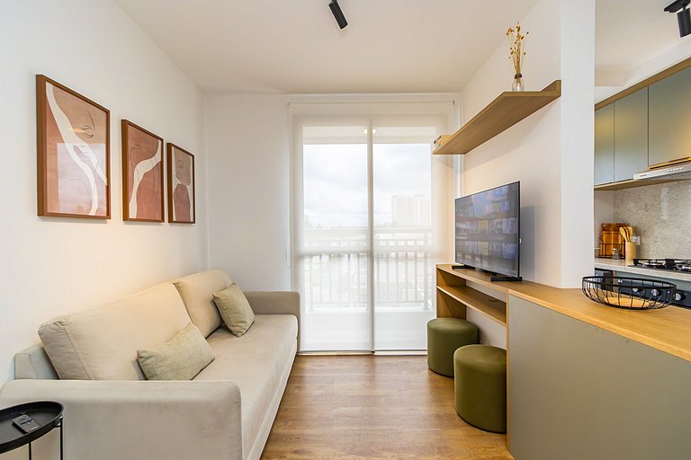 Apartamento de 2q c/ vaga em região nobre -SOU401A