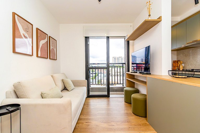 Apartamento de 2q c/ vaga em região nobre -SOU401A