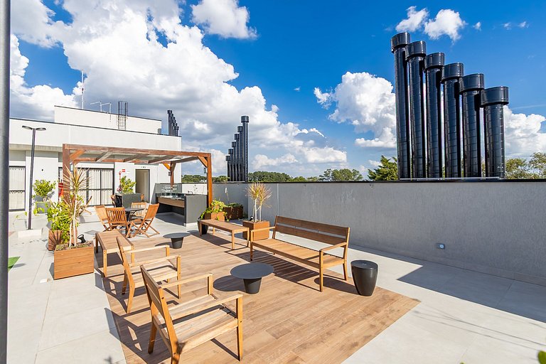 Apartamento de 2q c/ vaga em região nobre -SOU401A