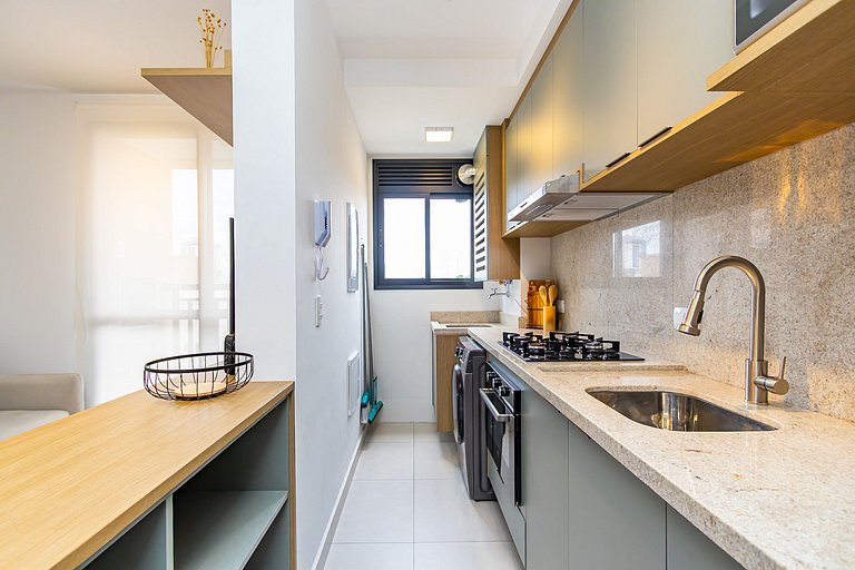 Apartamento de 2q c/ vaga em região nobre -SOU401B