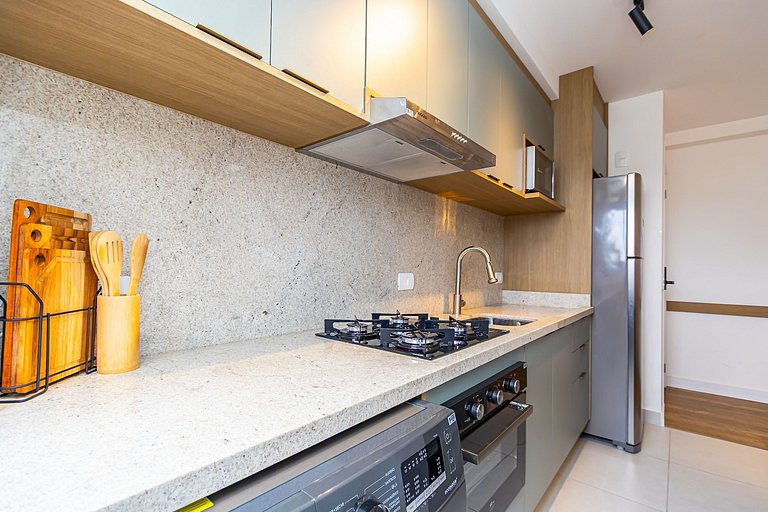 Apartamento de 2q c/ vaga em região nobre -SOU401B