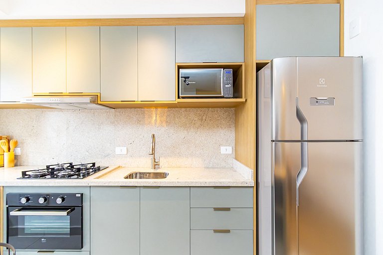 Apartamento de 2q c/ vaga em região nobre -SOU401B