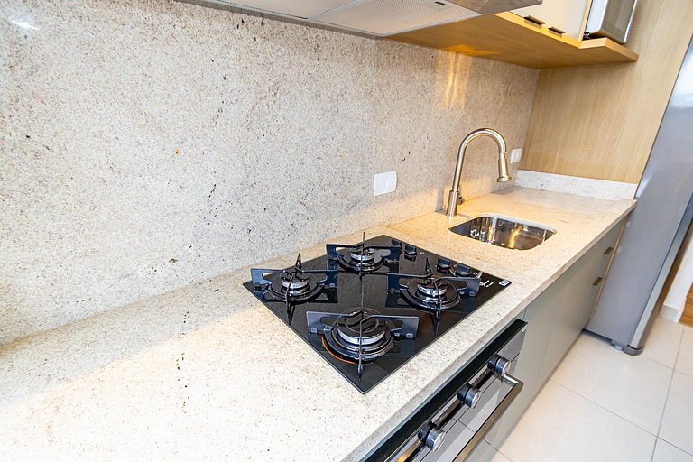 Apartamento de 2q c/ vaga em região nobre -SOU401B