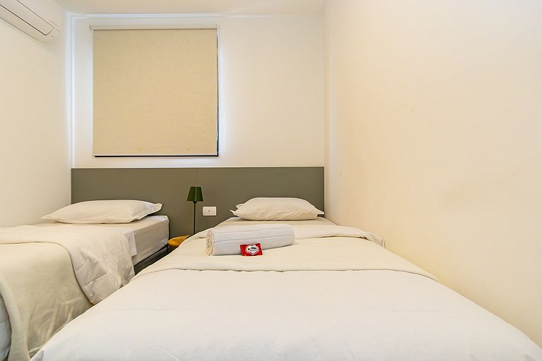 Apartamento de 2q c/ vaga em região nobre -SOU401B