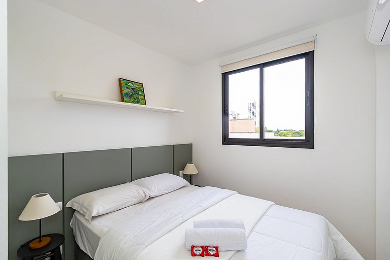 Apartamento de 2q c/ vaga em região nobre -SOU401B