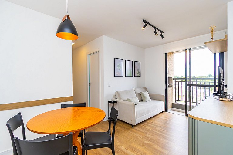 Apartamento de 2q c/ vaga em região nobre -SOU401B