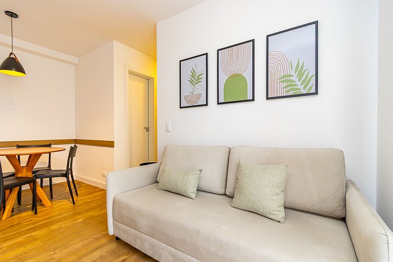 Apartamento de 2q c/ vaga em região nobre -SOU401B