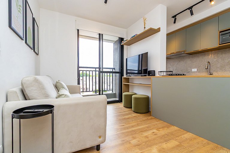 Apartamento de 2q c/ vaga em região nobre -SOU401B