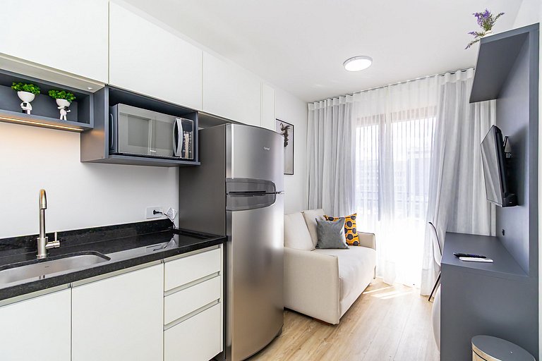 Apto ensolarado, no centro p/ 4 pessoas - CNA0606