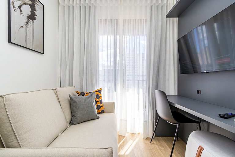 Apto ensolarado, no centro p/ 4 pessoas - CNA0606