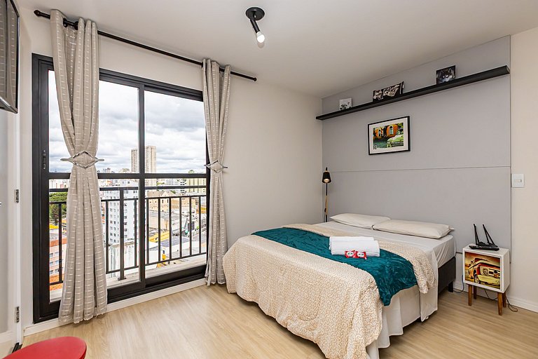 Studio p/ 4 pessoas com vista do Centro - ALL1402