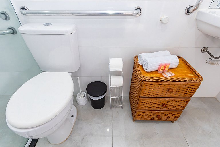 Studio p/ 4 pessoas com vista do Centro - ALL1402