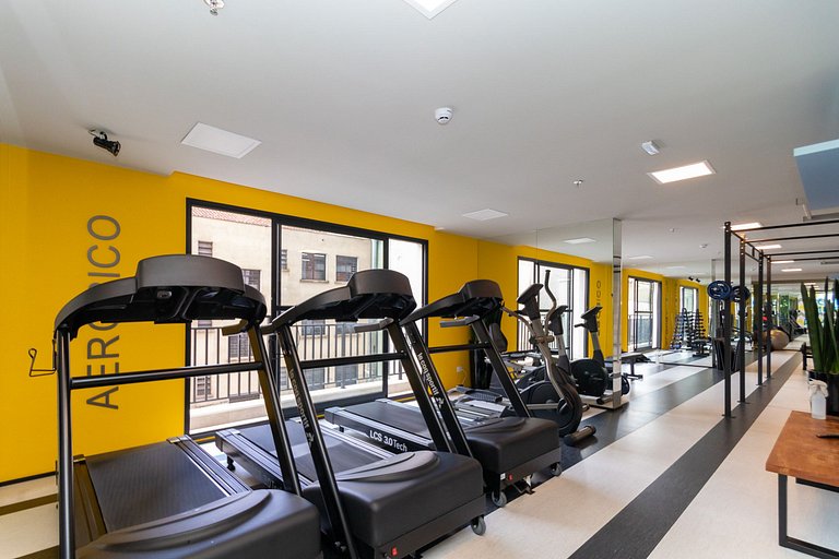 Studio p/ 4 pessoas com vista do Centro - ALL1402