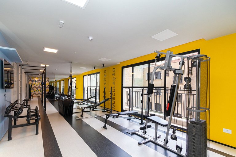 Studio p/ 4 pessoas com vista do Centro - ALL1402