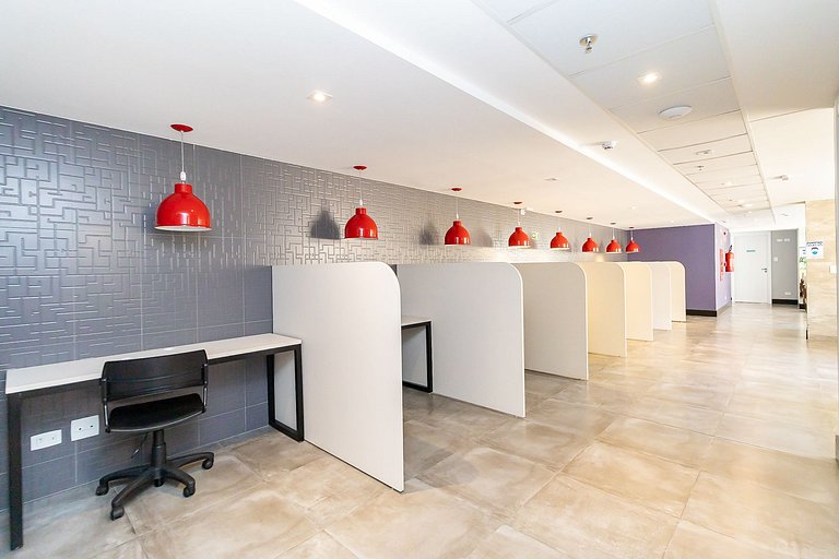 Studio p/ 4 pessoas com vista do Centro - ALL1402