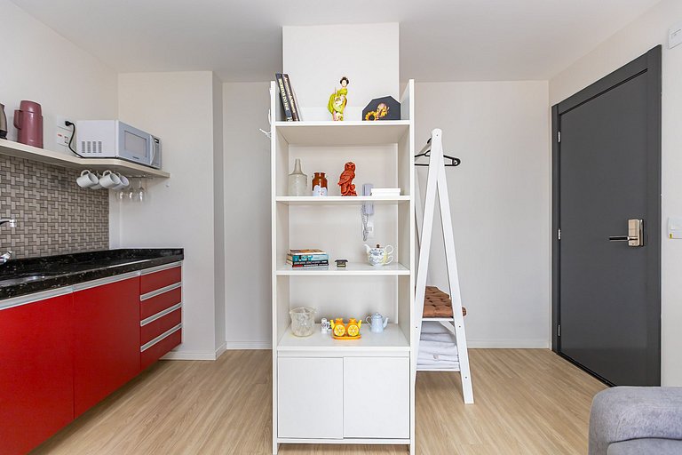 Studio p/ 4 pessoas com vista do Centro - ALL1402