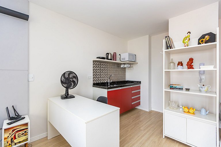 Studio p/ 4 pessoas com vista do Centro - ALL1402