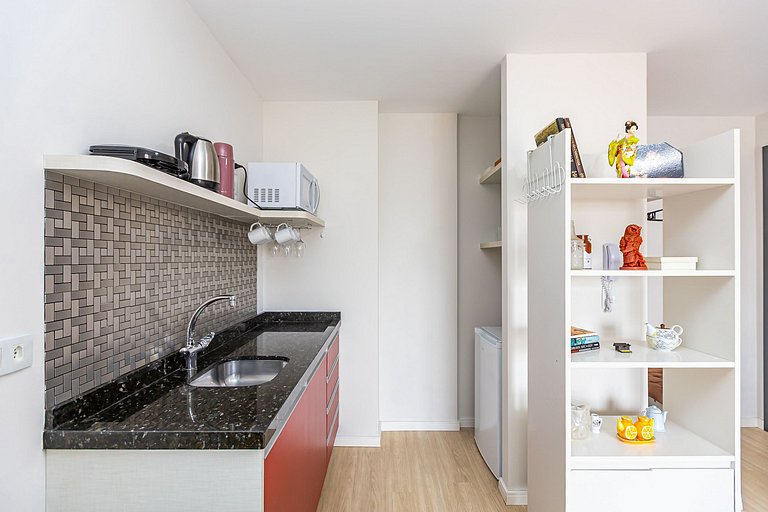 Studio p/ 4 pessoas com vista do Centro - ALL1402