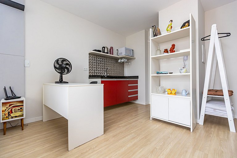 Studio p/ 4 pessoas com vista do Centro - ALL1402