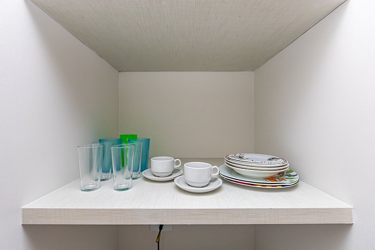 Studio p/ 4 pessoas com vista do Centro - ALL1402