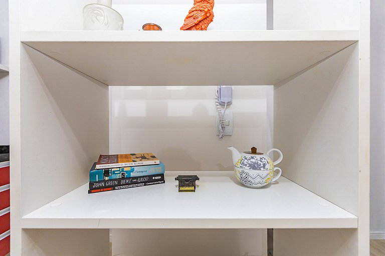 Studio p/ 4 pessoas com vista do Centro - ALL1402