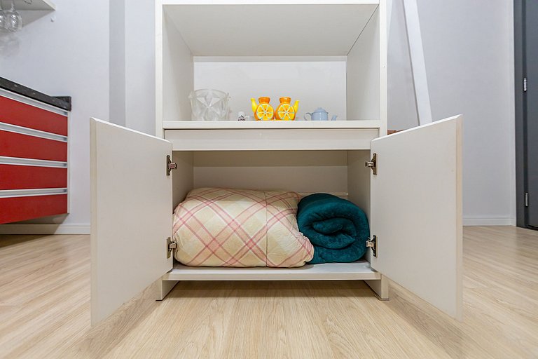 Studio p/ 4 pessoas com vista do Centro - ALL1402