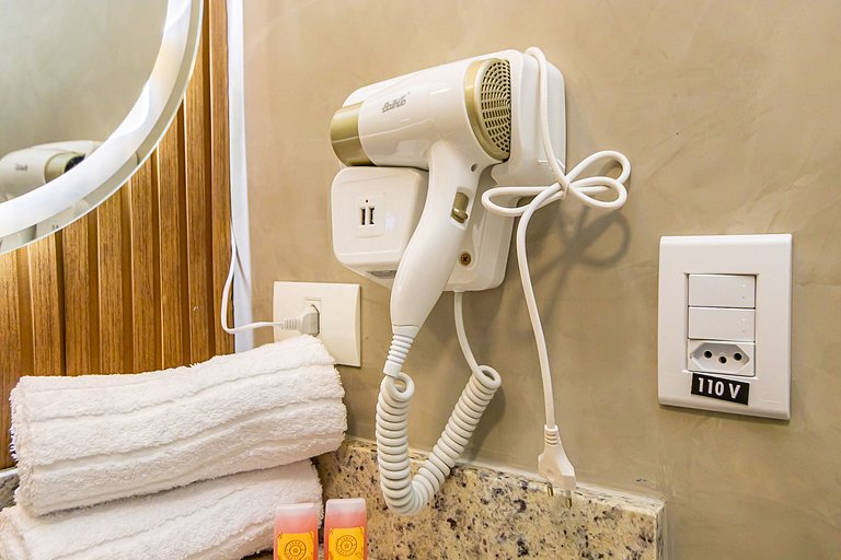 Apto de 1q Premium p/ 5 pessoas, c/garagem-PLU0605