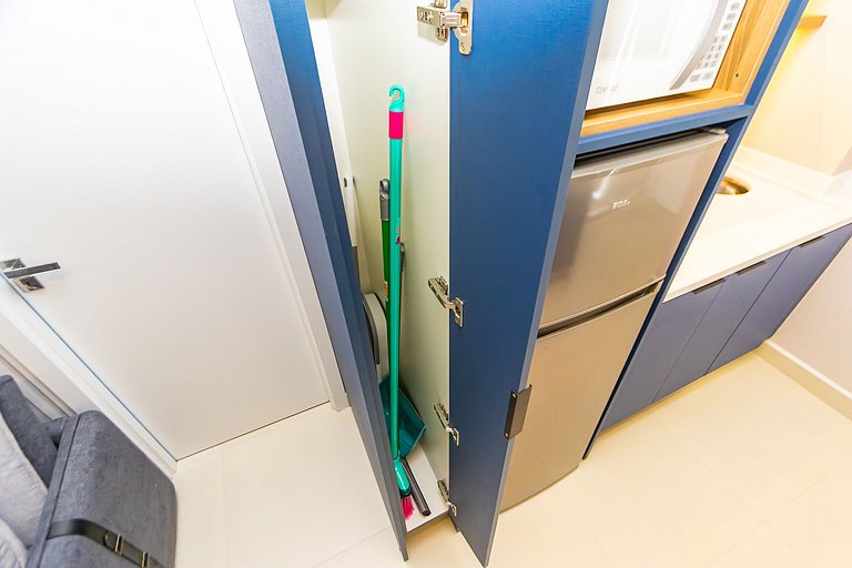 Apto de 1q Premium p/ 5 pessoas, c/garagem-PLU0605