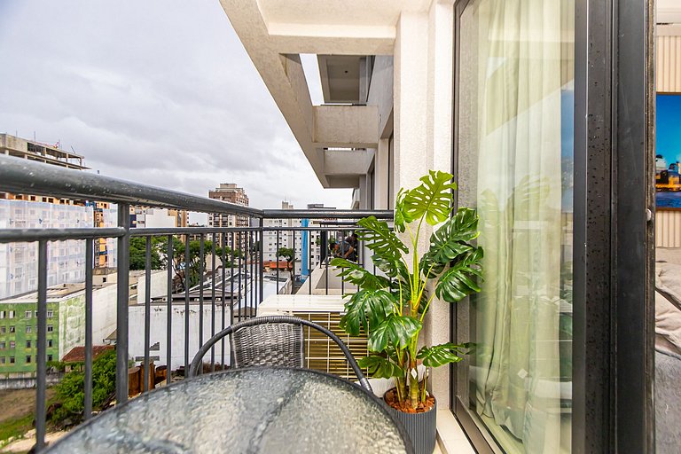 Apto de 1q Premium p/ 5 pessoas, c/garagem-PLU0605