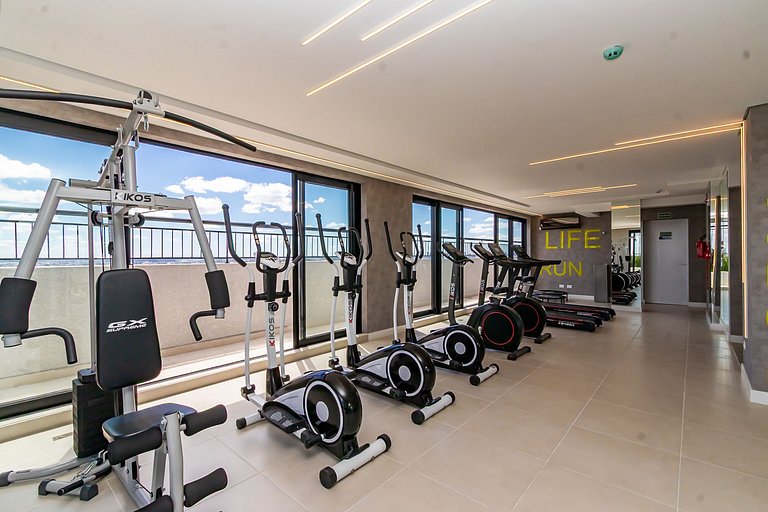 Apto de 1q Premium p/ 5 pessoas, c/garagem-PLU0605