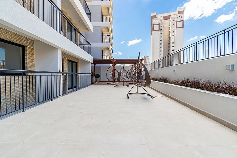 Apto de 1q Premium p/ 5 pessoas, c/garagem-PLU0605