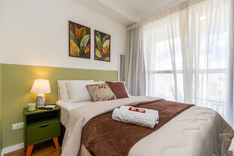 Studio aconchegante com vista do Centro - MAN1402