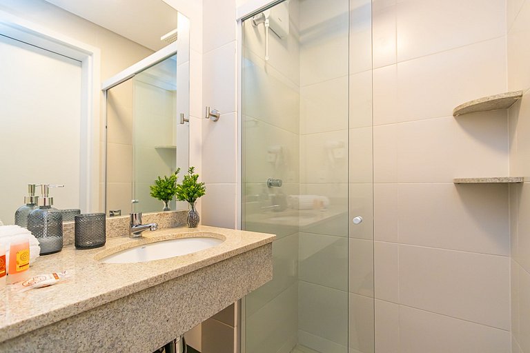 Studio aconchegante com vista do Centro - MAN1402