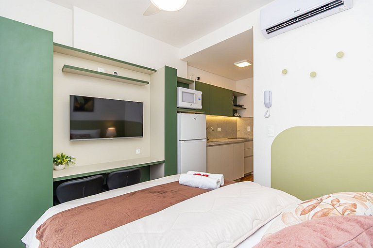 Studio aconchegante com vista do Centro - MAN1402